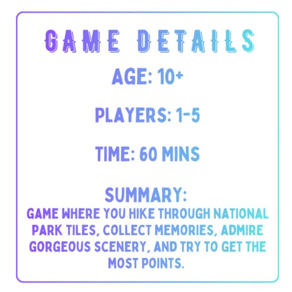 Parks 1st Edition Board Game Nightfall Expansion Included Out of Print Rare - Picture 2 of 4